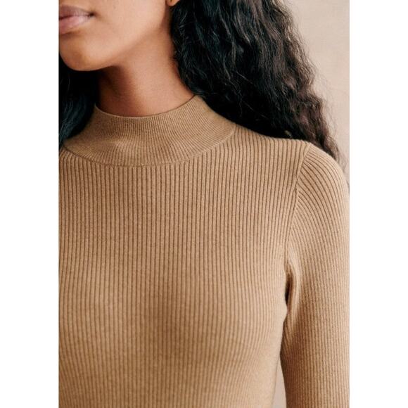 Sezane Harper Dress Light Camel - S - Picture 3 of 7